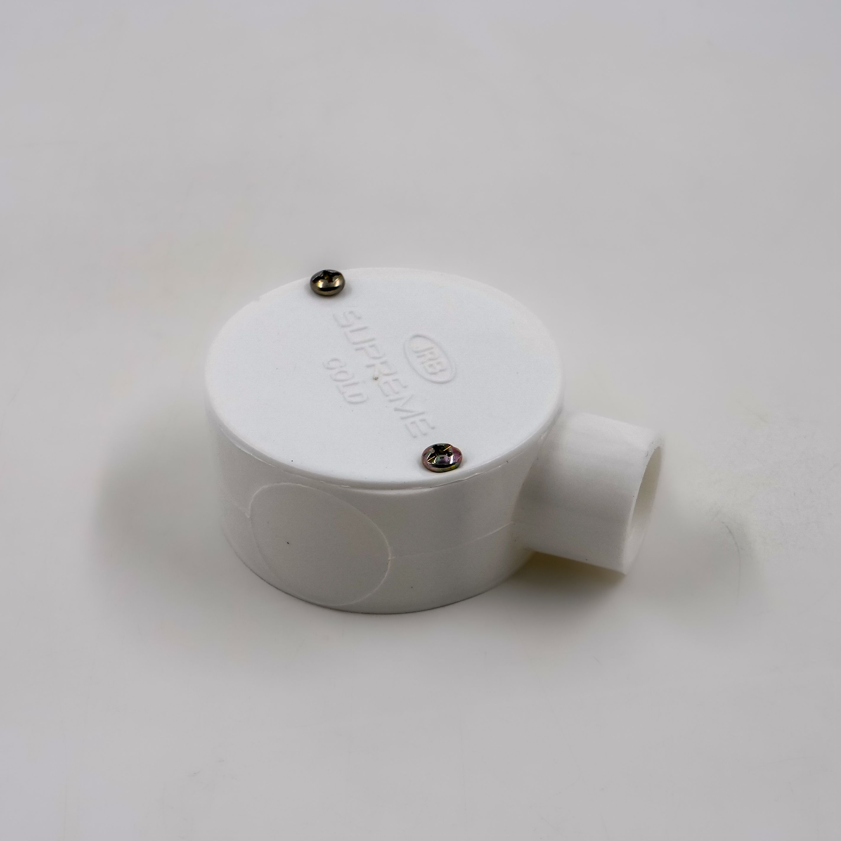 JRB Suppreme - 20Mm Conduit Junction Box 1 Way (White)